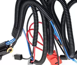 Tubo corrugato utilizzato per il cablaggio dell'automobile